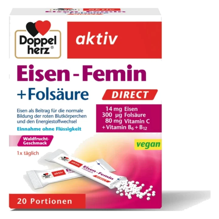 Železo pro ženy + kyselina listová DIRECT