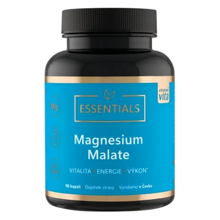 Maxi Vita Essentials Magnesium Malate doplněk stravy 90 kapslí