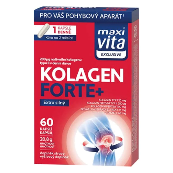 Maxi Vita Exclusive Kolagen forte+ 60 kapslí