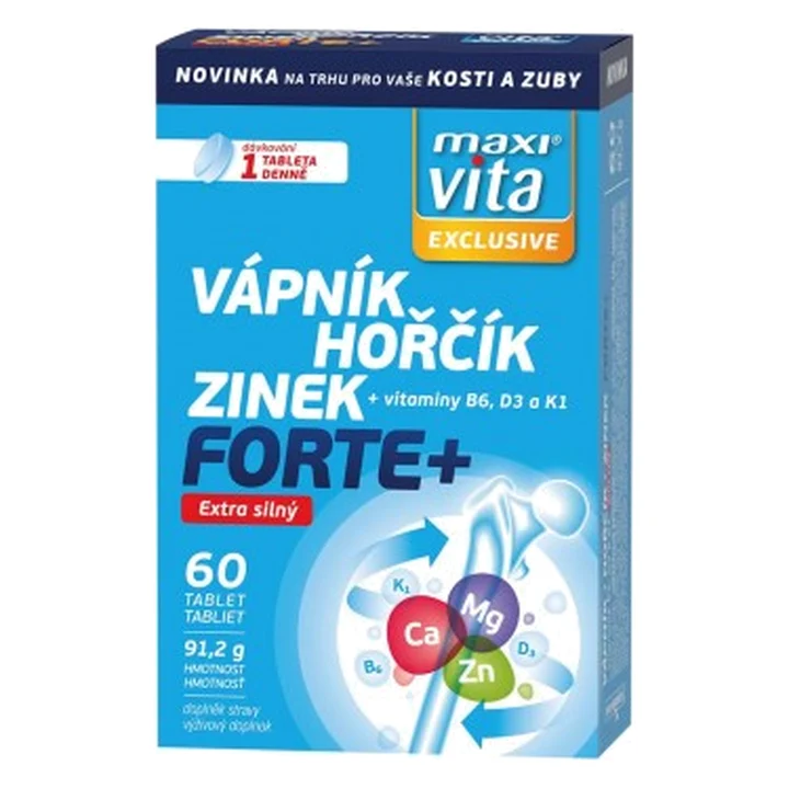 Maxi Vita Exclusive Vápník hořčík zinek forte+ 60 tablet