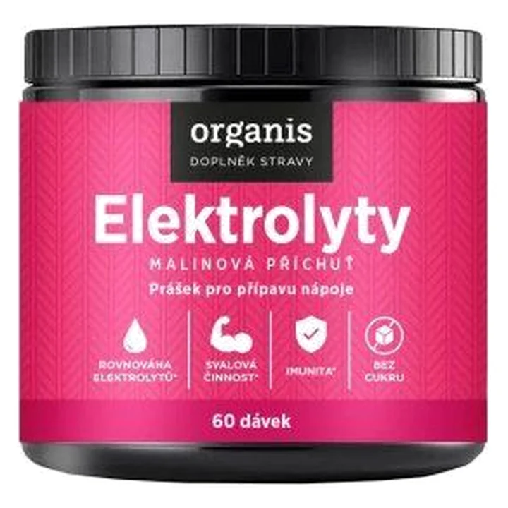 Organis Elektrolyty malina 60 dávek